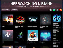Tablet Screenshot of music.approachingnirvana.com